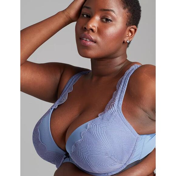 Cacique Other - Cacique x Lane Bryant 42DD Smooth Boost Plunge Bra Push Up Plus Size